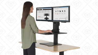 Become a (Part Time) Standing Desk User With This Discounted Dual Monitor Riser<em></em>